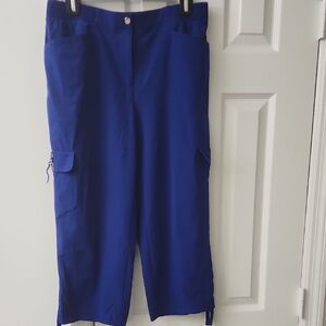 Vibrant Blue Cargo Pants